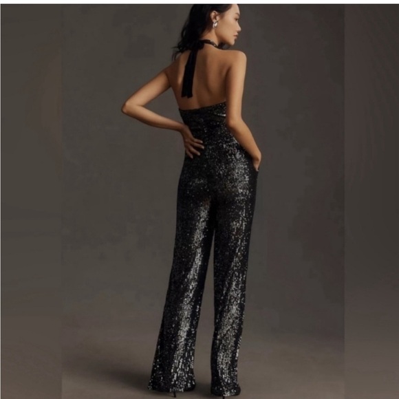 Maeve sequined jumpsuit by Anthropologie size 10. NWT - Picture 3 of 3